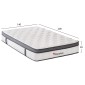 ΣΤΡΩΜΑ ΔΙΠΛΟ SILENTIUM HM749.04 POCKET SPRINGS--ΛΕΥΚΟ 140x200x30Υεκ.