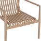 ΠΟΛΥΘΡΟΝΑ LOUNGE ΕΞΩΤ.ΧΩΡΟΥ MALEN HM6626.04 ΚΑΠΟΥΤΣΙΝΟ ΠΟΛΥΠΡΟΠΥΛΕΝΙΟ 67x75x75Υεκ