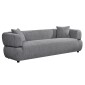 ΚΑΝΑΠΕΣ 3-ΘΕΣΙΟΣ ARCTIS HM3327.01 ΓΚΡΙ ΥΦΑΣΜΑ 229x88x88Υεκ.