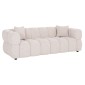 ΚΑΝΑΠΕΣ 3-ΘΕΣΙΟΣ NORIKA HM3331.02 ΕΚΡΟΥ ΥΦΑΣΜΑ 220x88x85Υεκ.