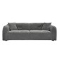 ΚΑΝΑΠΕΣ 3-ΘΕΣΙΟΣ JUNOA HM3333.01 ΓΚΡΙ ΥΦΑΣΜΑ 228x89x74Υεκ
