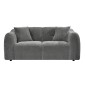 ΚΑΝΑΠΕΣ 2-ΘΕΣΙΟΣ JUNOA HM3334.01 ΓΚΡΙ ΥΦΑΣΜΑ 172x89x74Υεκ