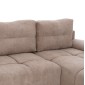 ΚΑΝΑΠΕΣ ΚΡΕΒΑΤΙ ΔΕΞΙΑ ΓΩΝΙΑ COMFYRA HM3336.03R ΜΠΕΖ ΥΦΑΣΜΑ 270x181x75Υεκ