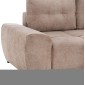 ΚΑΝΑΠΕΣ ΚΡΕΒΑΤΙ ΔΕΞΙΑ ΓΩΝΙΑ COMFYRA HM3336.03R ΜΠΕΖ ΥΦΑΣΜΑ 270x181x75Υεκ