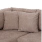 ΚΑΝΑΠΕΣ ΚΡΕΒΑΤΙ ΑΡΙΣΤΕΡΗ ΓΩΝΙΑ ZENORA HM3337.03L ΜΠΕΖ ΥΦΑΣΜΑ 303x214x80Υεκ