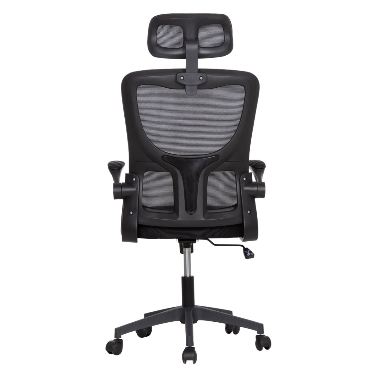 ΚΑΡΕΚΛΑ ΓΡΑΦΕΙΟΥ KESI HM1222.01 ΜΑΥΡO MESH & PP 61x62x125Υεκ.