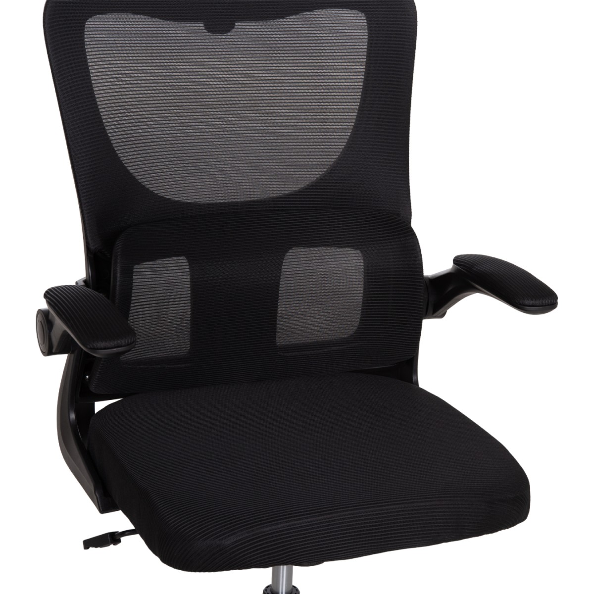ΚΑΡΕΚΛΑ ΓΡΑΦΕΙΟΥ KESI HM1222.01 ΜΑΥΡO MESH & PP 61x62x125Υεκ.