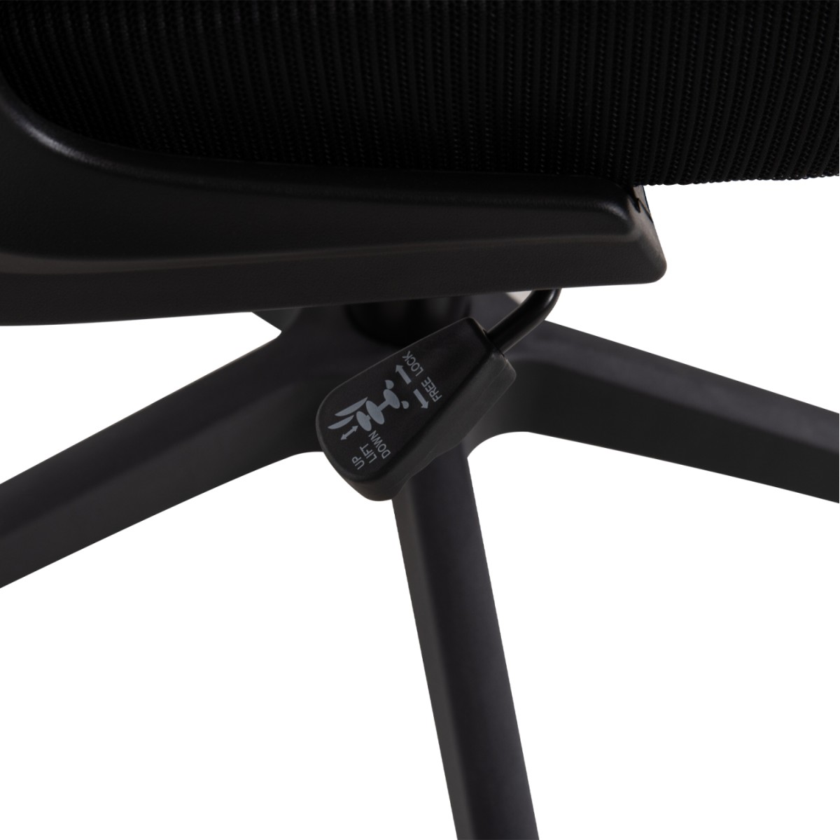 ΚΑΡΕΚΛΑ ΓΡΑΦΕΙΟΥ KESI HM1222.01 ΜΑΥΡO MESH & PP 61x62x125Υεκ.