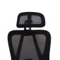 ΚΑΡΕΚΛΑ ΓΡΑΦΕΙΟΥ FRANTIC HM1224.01 ΜΑΥΡO MESH & ΠΟΛΥΠΡΟΠΥΛΕΝΙΟ 60x66x130Υεκ