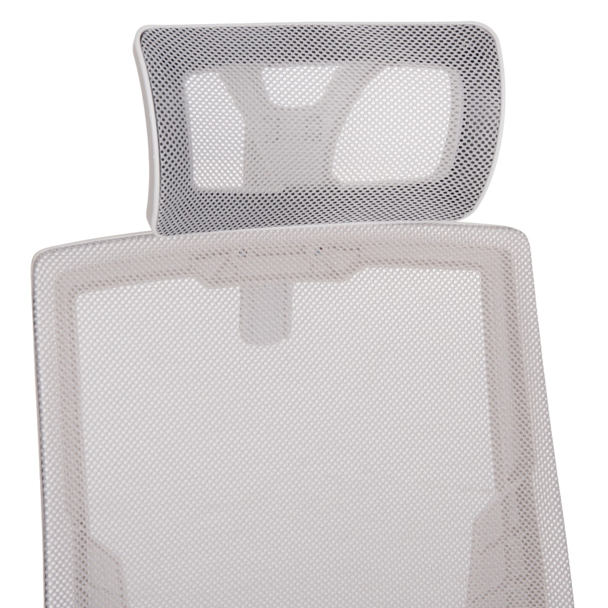 ΚΑΡΕΚΛΑ ΓΡΑΦΕΙΟΥ MATRON HM1226.02 ΛΕΥΚΟ PP--ΑΝΟΙΧΤΟ ΓΚΡΙ MESH 59x55x115Υεκ