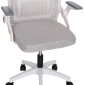 ΚΑΡΕΚΛΑ ΓΡΑΦΕΙΟΥ MATRON HM1226.02 ΛΕΥΚΟ PP--ΑΝΟΙΧΤΟ ΓΚΡΙ MESH 59x55x115Υεκ