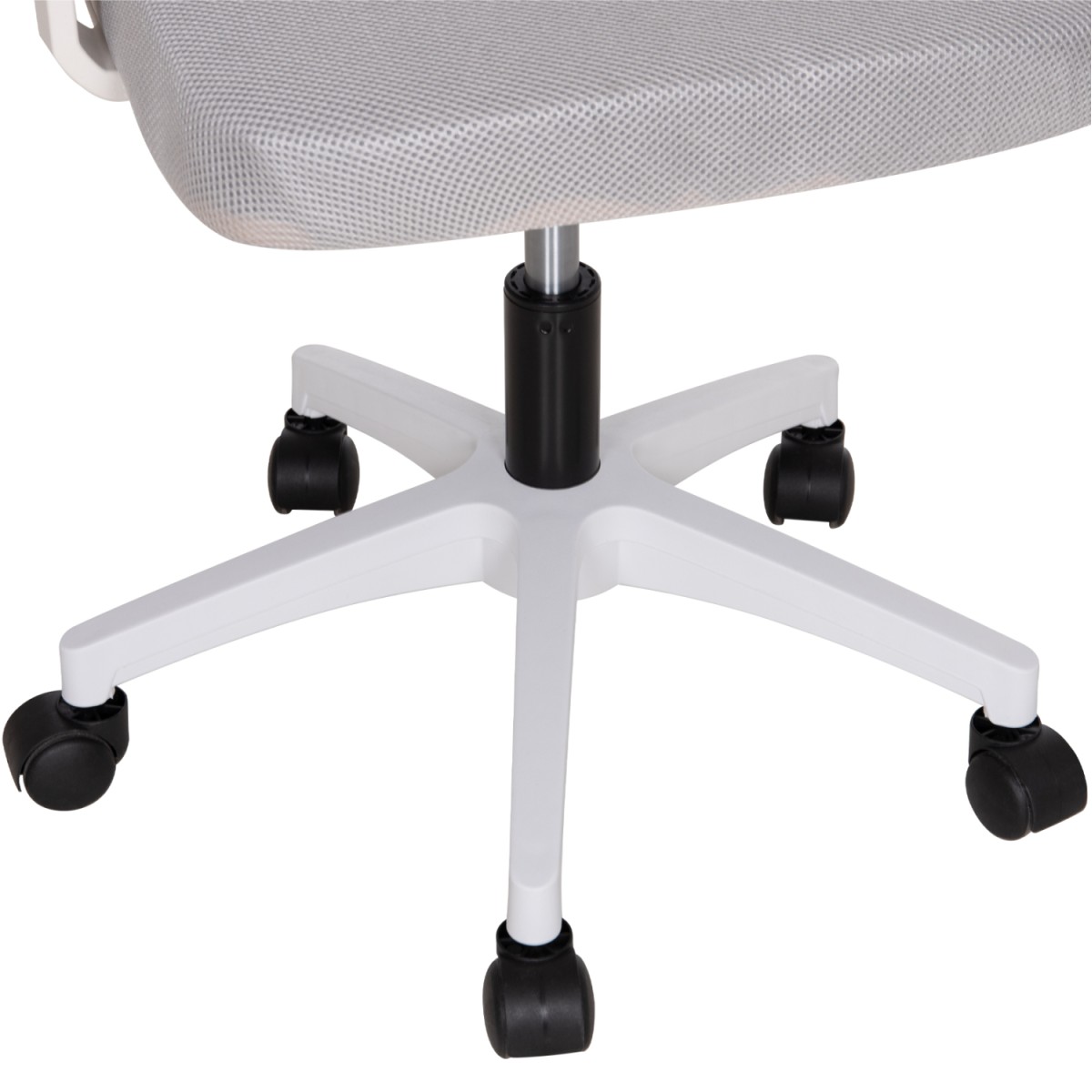 ΚΑΡΕΚΛΑ ΓΡΑΦΕΙΟΥ MATRON HM1226.02 ΛΕΥΚΟ PP--ΑΝΟΙΧΤΟ ΓΚΡΙ MESH 59x55x115Υεκ