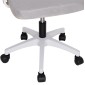 ΚΑΡΕΚΛΑ ΓΡΑΦΕΙΟΥ MATRON HM1226.02 ΛΕΥΚΟ PP--ΑΝΟΙΧΤΟ ΓΚΡΙ MESH 59x55x115Υεκ