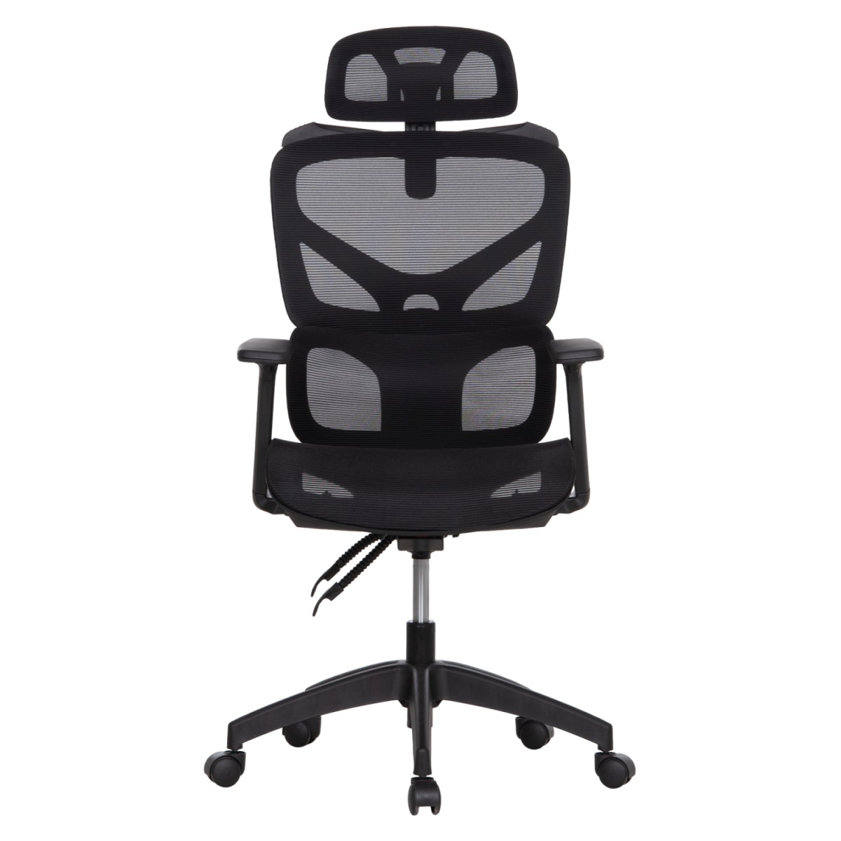ΚΑΡΕΚΛΑ ΓΡΑΦΕΙΟΥ APEX HM1227.01 ΜΑΥΡO MESH & PP 70x66x113-130Υεκ