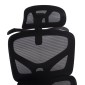 ΚΑΡΕΚΛΑ ΓΡΑΦΕΙΟΥ APEX HM1227.01 ΜΑΥΡO MESH & PP 70x66x113-130Υεκ