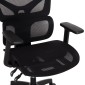 ΚΑΡΕΚΛΑ ΓΡΑΦΕΙΟΥ APEX HM1227.01 ΜΑΥΡO MESH & PP 70x66x113-130Υεκ