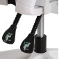 ΚΑΡΕΚΛΑ ΓΡΑΦΕΙΟΥ APEX HM1227.02 ΛΕΥΚΟ PP--ΑΝΟΙΧΤΟ ΓΚΡΙ MESH 70x66x113-130Υεκ