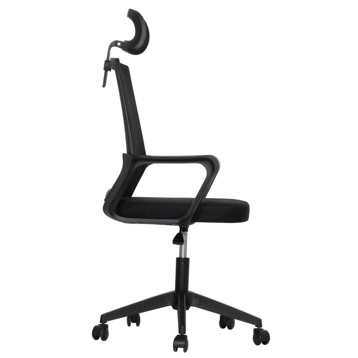 ΚΑΡΕΚΛΑ ΓΡΑΦΕΙΟΥ VELOCITY HM1229.01 ΜΑΥΡO MESH & PP 60x62x123Υεκ