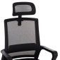 ΚΑΡΕΚΛΑ ΓΡΑΦΕΙΟΥ VELOCITY HM1229.01 ΜΑΥΡO MESH & PP 60x62x123Υεκ