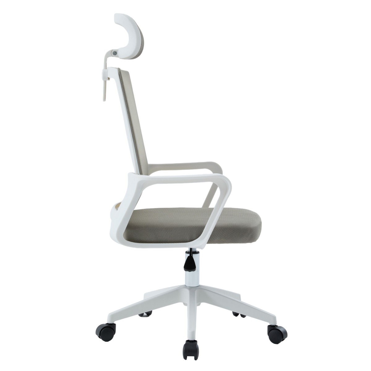 ΚΑΡΕΚΛΑ ΓΡΑΦΕΙΟΥ VELOCITY HM1229.02 ΛΕΥΚΟ PP--ΑΝΟΙΧΤΟ ΓΚΡΙ MESH 60x62x123Υεκ