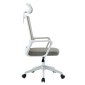 ΚΑΡΕΚΛΑ ΓΡΑΦΕΙΟΥ VELOCITY HM1229.02 ΛΕΥΚΟ PP--ΑΝΟΙΧΤΟ ΓΚΡΙ MESH 60x62x123Υεκ