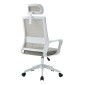 ΚΑΡΕΚΛΑ ΓΡΑΦΕΙΟΥ VELOCITY HM1229.02 ΛΕΥΚΟ PP--ΑΝΟΙΧΤΟ ΓΚΡΙ MESH 60x62x123Υεκ