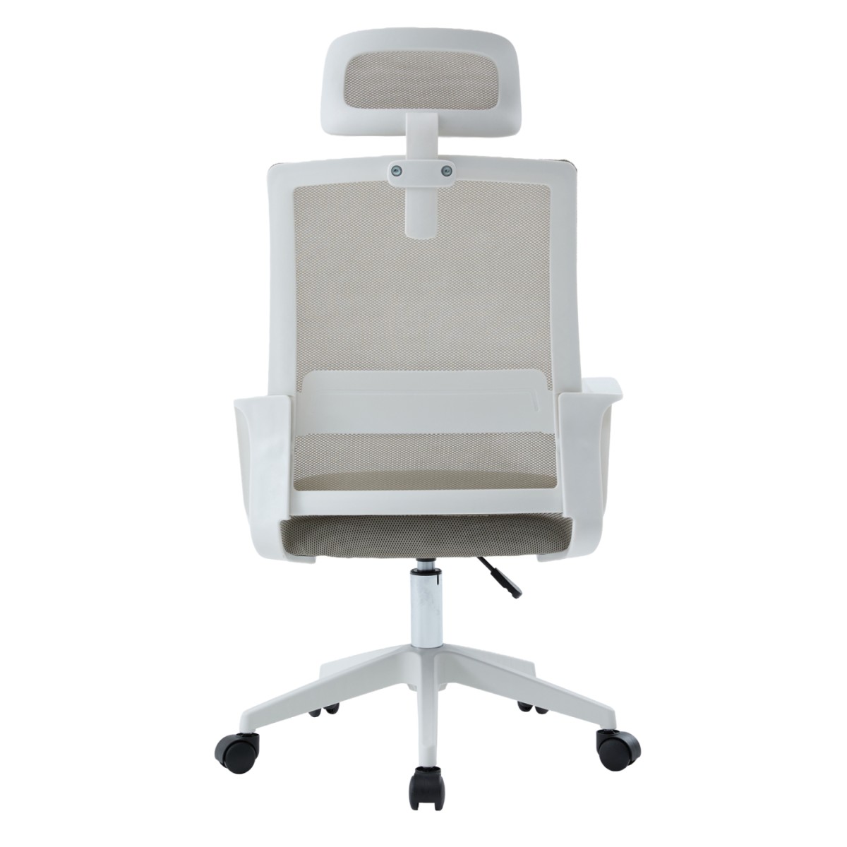 ΚΑΡΕΚΛΑ ΓΡΑΦΕΙΟΥ VELOCITY HM1229.02 ΛΕΥΚΟ PP--ΑΝΟΙΧΤΟ ΓΚΡΙ MESH 60x62x123Υεκ