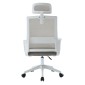 ΚΑΡΕΚΛΑ ΓΡΑΦΕΙΟΥ VELOCITY HM1229.02 ΛΕΥΚΟ PP--ΑΝΟΙΧΤΟ ΓΚΡΙ MESH 60x62x123Υεκ