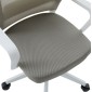ΚΑΡΕΚΛΑ ΓΡΑΦΕΙΟΥ VELOCITY HM1229.02 ΛΕΥΚΟ PP--ΑΝΟΙΧΤΟ ΓΚΡΙ MESH 60x62x123Υεκ
