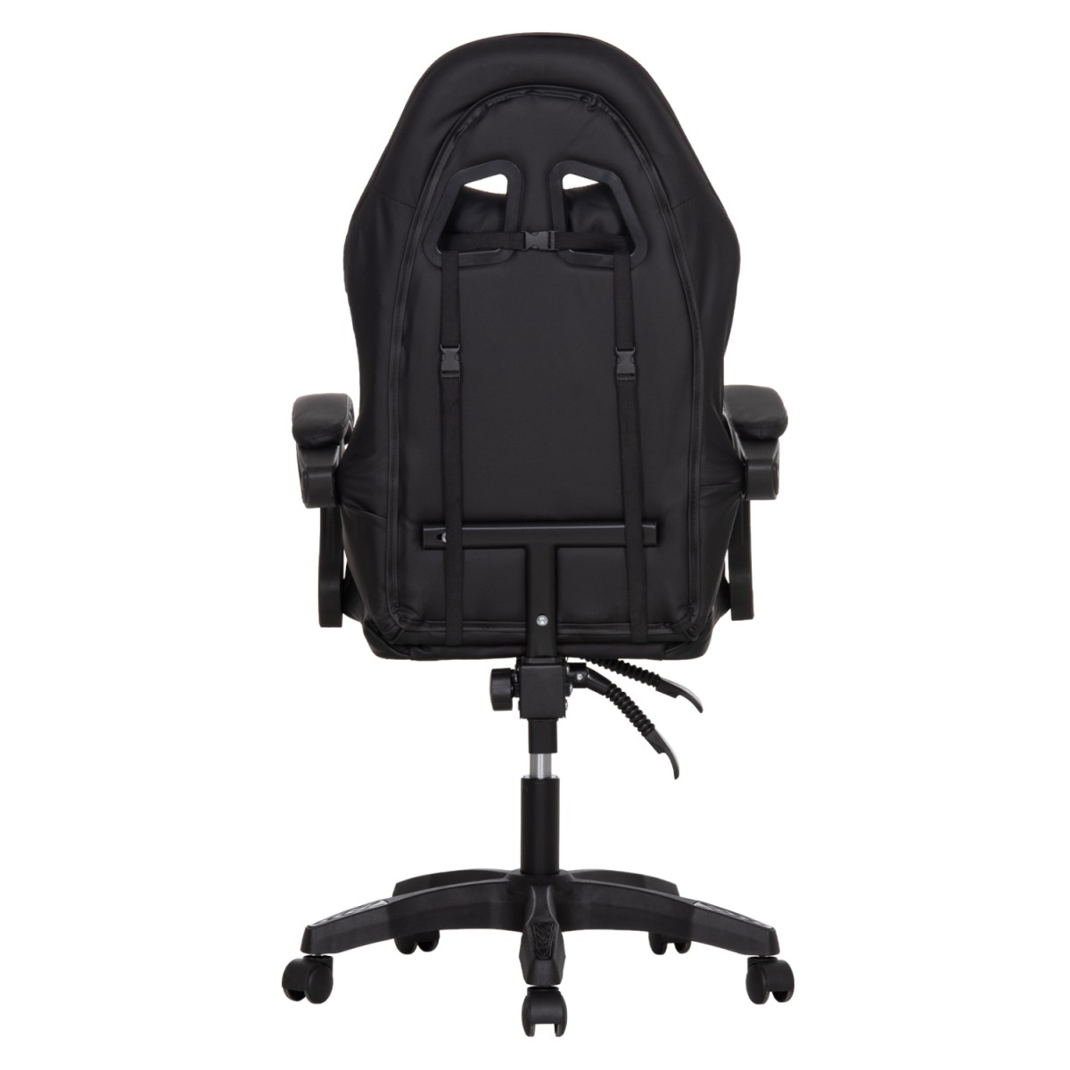 ΚΑΡΕΚΛΑ GAMING STRATUS HM1231.01 ΜΑΥΡΟ PVC--ΜΕ ΜΑΞIΛΑΡΑΚΙΑ ΜΕΣΗΣ/ΚΕΦΑΛΗΣ 60x59x117Υεκ