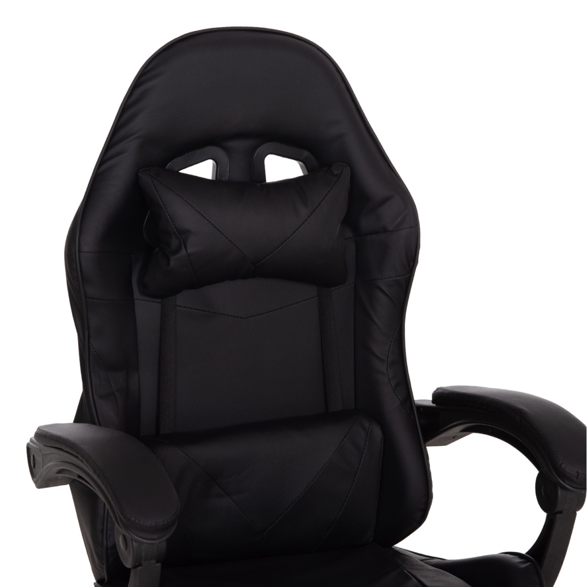 ΚΑΡΕΚΛΑ GAMING STRATUS HM1231.01 ΜΑΥΡΟ PVC--ΜΕ ΜΑΞIΛΑΡΑΚΙΑ ΜΕΣΗΣ/ΚΕΦΑΛΗΣ 60x59x117Υεκ
