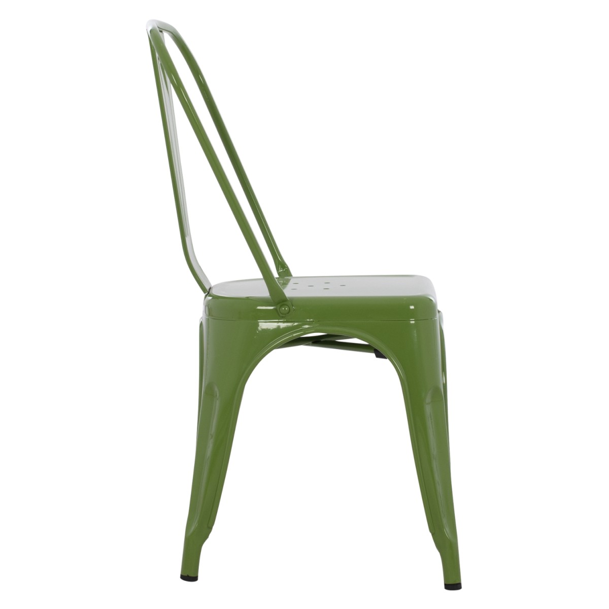 ΚΑΡΕΚΛΑ ΜΕΤΑΛΛΙΚΗ MELITA ΣΕ LIGHT OLIVE GREEN 43x50x82 εκ. HM8641.13