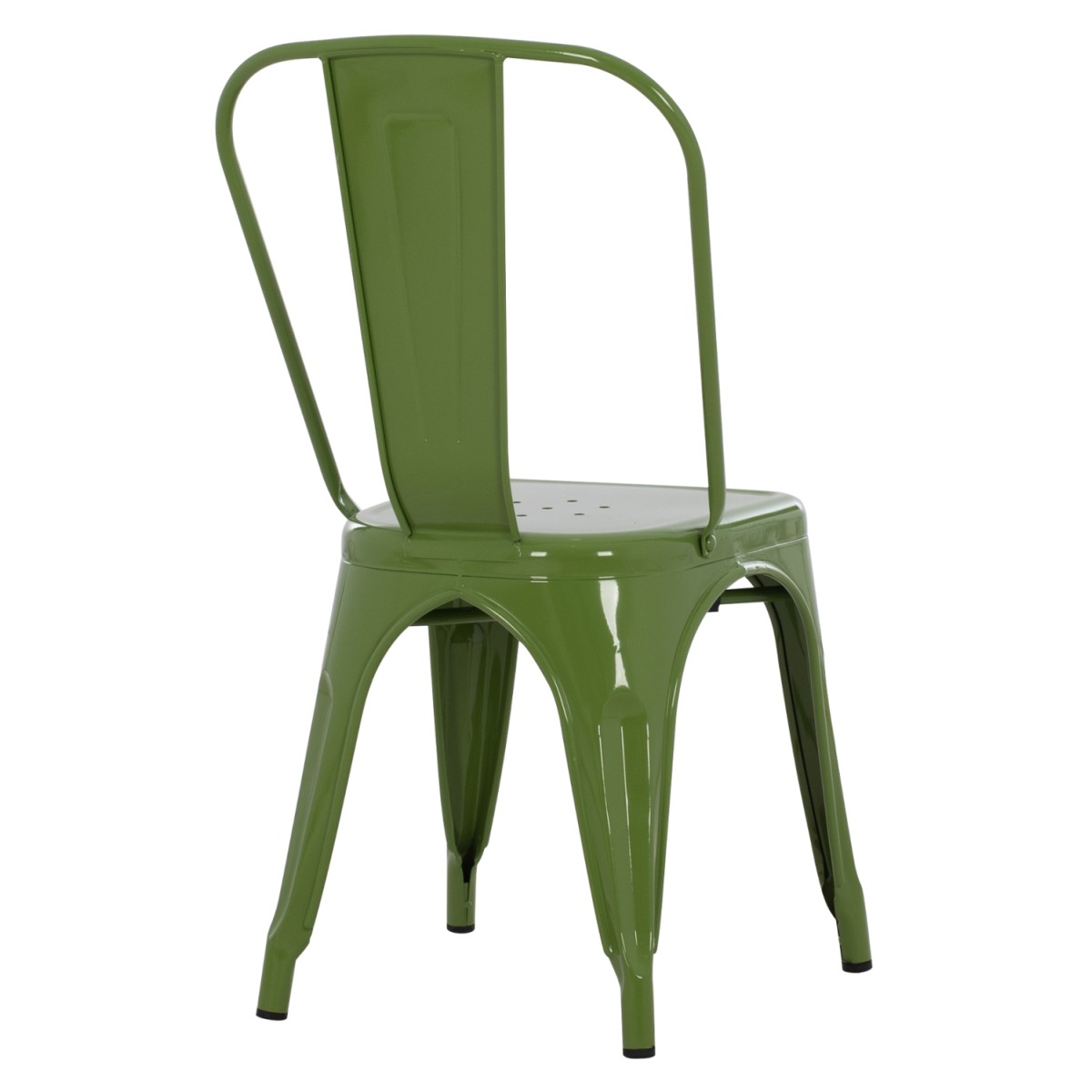ΚΑΡΕΚΛΑ ΜΕΤΑΛΛΙΚΗ MELITA ΣΕ LIGHT OLIVE GREEN 43x50x82 εκ. HM8641.13
