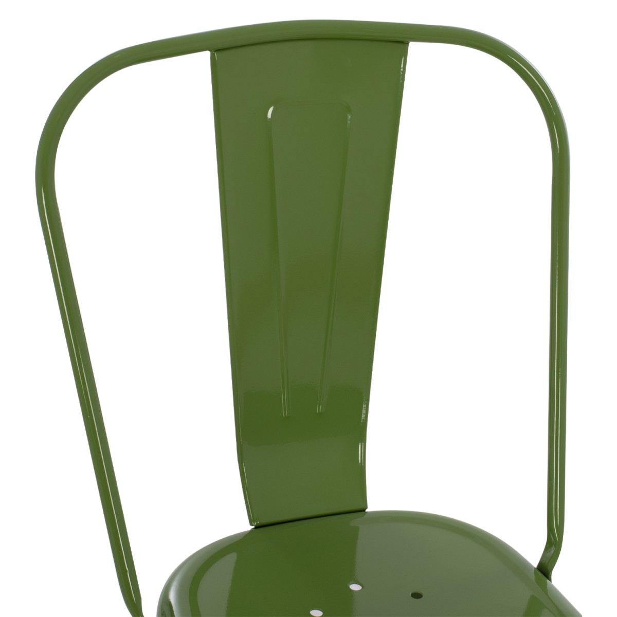 ΚΑΡΕΚΛΑ ΜΕΤΑΛΛΙΚΗ MELITA ΣΕ LIGHT OLIVE GREEN 43x50x82 εκ. HM8641.13