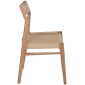 ΚΑΡΕΚΛΑ PONTUS HM9322.11 RUBBERWOOD ΜΕ ΚΑΘΙΣΜΑ ΣΧΟΙΝΙ- ΦΥΣΙΚΟ 47X52X80Υεκ.
