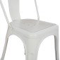 ΚΑΡΕΚΛΑ ΜΕΤΑΛΛΙΚΗ MELITA-PRO HM8641.41 ΛΕΥΚΟ ΜΑΤ 44x47x84.5Υεκ.