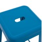 ΣΚΑΜΠΟ ΜΠΑΡ ΜΕΤΑΛΛΙΚΟ MELITA-PRO HM8642.48 ΣΕ ΜΠΛΕ 43x43x78Υεκ.