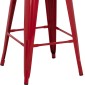 ΣΚΑΜΠΟ ΜΕΣΑΙΟΥ ΥΨΟΥΣ ΜΕΤΑΛΛΙΚΟ MELITA-PRO HM8573.44 ΚΟΚΚΙΝΟ 43x43x67Υεκ.
