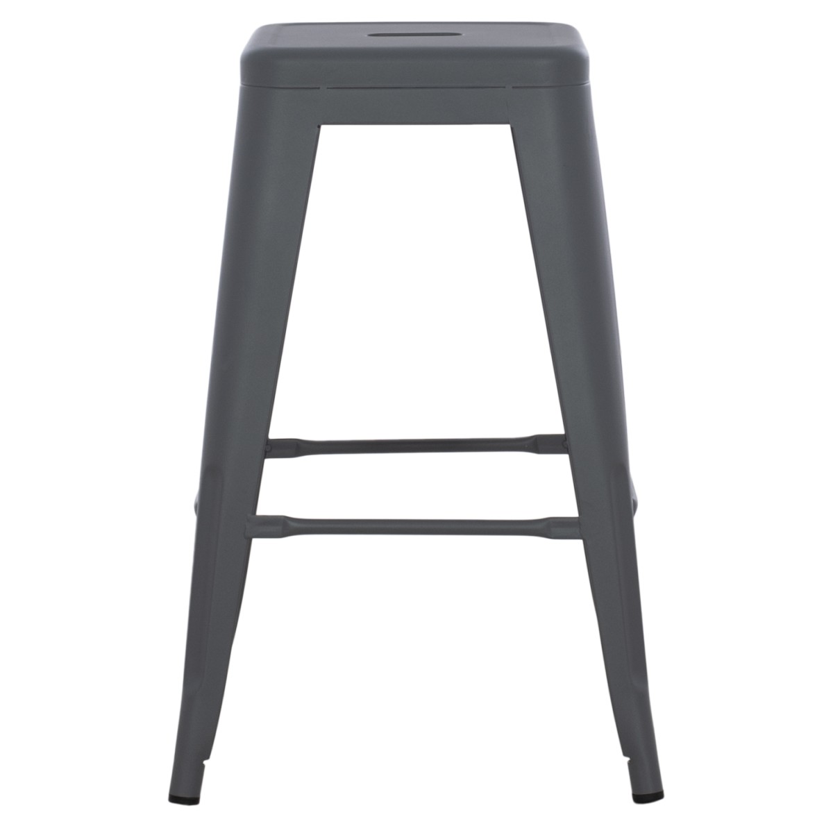 ΣΚΑΜΠΟ ΜΕΣΑΙΟΥ ΥΨΟΥΣ ΜΕΤΑΛΛΙΚΟ MELITA-PRO HM8573.50 ΓΚΡΙ 43x43x67Υεκ.