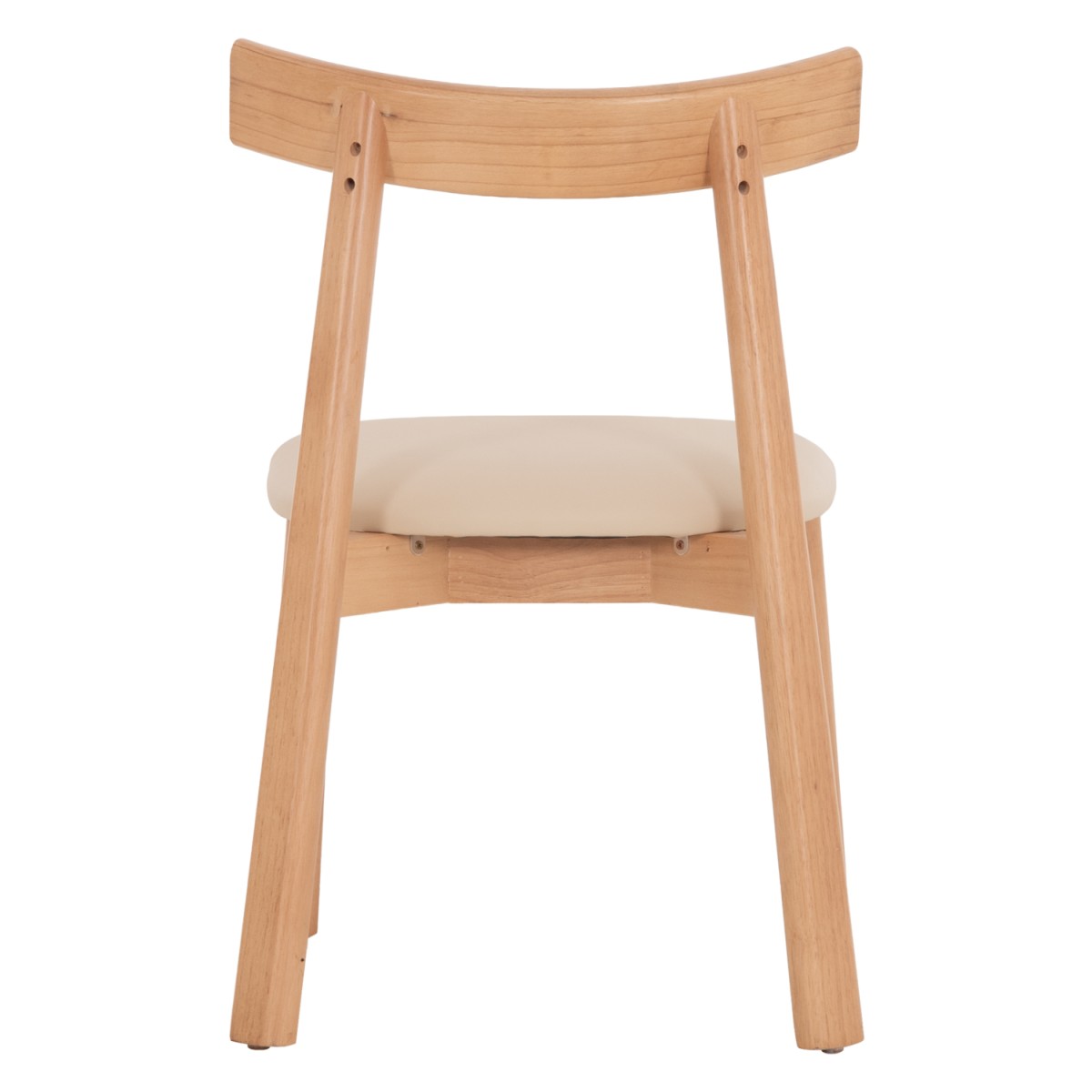 KΑΡΕΚΛΑ ΤΡΑΠΕΖΑΡΙΑΣ OSORIO HM18335.11 RUBBERWOOD ΦΥΣΙΚΟ-ΕΚΡΟΥ PU 51x55x74Υεκ