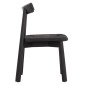 KΑΡΕΚΛΑ ΤΡΑΠΕΖΑΡΙΑΣ OSORIO HM18335.02 RUBBERWOOD & ΣΧΟΙΝΙ ΣΕ ΜΑΥΡΟ 51x55x74Υεκ