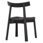 KΑΡΕΚΛΑ ΤΡΑΠΕΖΑΡΙΑΣ OSORIO HM18335.02 RUBBERWOOD & ΣΧΟΙΝΙ ΣΕ ΜΑΥΡΟ 51x55x74Υεκ