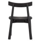 KΑΡΕΚΛΑ ΤΡΑΠΕΖΑΡΙΑΣ OSORIO HM18335.02 RUBBERWOOD & ΣΧΟΙΝΙ ΣΕ ΜΑΥΡΟ 51x55x74Υεκ