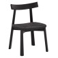 KΑΡΕΚΛΑ ΤΡΑΠΕΖΑΡΙΑΣ OSORIO HM18335.02 RUBBERWOOD & ΣΧΟΙΝΙ ΣΕ ΜΑΥΡΟ 51x55x74Υεκ