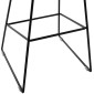 ΣΚΑΜΠΟ ΜΕΤΑΛΛΙΚΟ NAILA HM8450.02 ΜΕ ΚΑΘΙΣΜΑ PP ΜΑΥΡΟ 47x47x83 εκ.