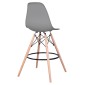 ΣΚΑΜΠΟ ΜΠΑΡ RENATA HM0173.10 ΓΚΡΙ 58x56x107Υ εκ.