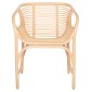 ΠΟΛΥΘΡΟΝΑ MEL ΕΣΩΤ. ΧΩΡΩΝ HM9954.01 ΦΥΣΙΚΟ RATTAN 62x57,5x79,5Υεκ.