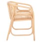 ΠΟΛΥΘΡΟΝΑ MEL ΕΣΩΤ. ΧΩΡΩΝ HM9954.01 ΦΥΣΙΚΟ RATTAN 62x57,5x79,5Υεκ.