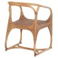 ΠΟΛΥΘΡΟΝΑ RELIK ΕΣΩΤ. ΧΩΡΩΝ HM9955.02 ΦΥΣΙΚΟ RATTAN-ΚΑΡΥΔΙ ΧΡΩΜΑ 60x57x79Υεκ.