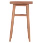 ΣΚΑΜΠΟ ΜΠΑΡ BOLMAR HM18108 ΞΥΛΟ ΤΕΑΚ ΣΕ ΦΥΣΙΚΟ 40.5x44x74Υεκ.